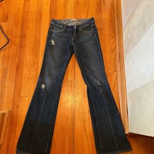 Paige bootcut jeans, size 27. Inseam 33”.